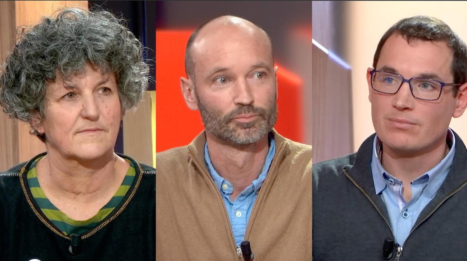 Véronique Marchesseau, Romain Lhopiteau et Alexis Graindorge dans l'émission À l'air libre